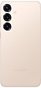 Samsung Galaxy S25+ värissä Pinkgold, kuvattuna takaa.