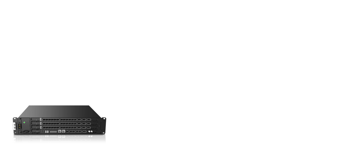 An illustrative image of 3 Baseband for different installation conditions. Cabinet type DU for data centers, Ruggedized DU for dusty conditions and Outdoor Cabinet type DU for outdoor environment.