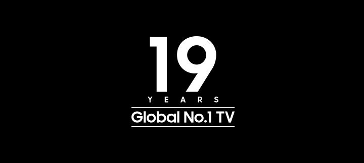 โลโก้แสดงข้อความว่า 19 Years Global No. 1 TV