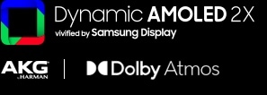 Dynamic AMOLED 2X vivified by Samsung Display.