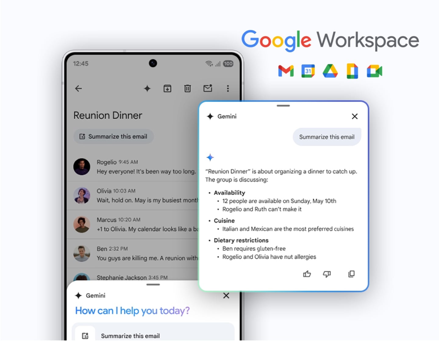 Google Workspace for Galaxy S25 Series