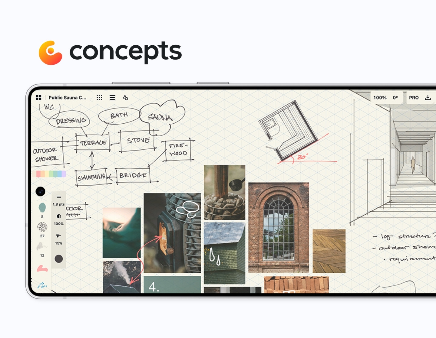 Enhanced notetaking and sketches