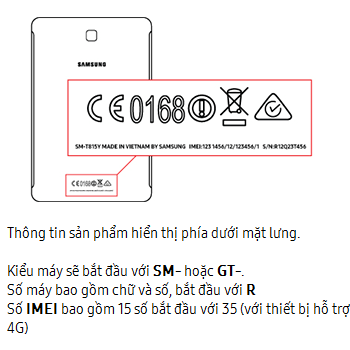 Thông tin máy tính bảng