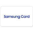 Samsung Card가 적힌 흰색 카드