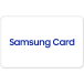 Samsung Card가 적힌 흰색 카드